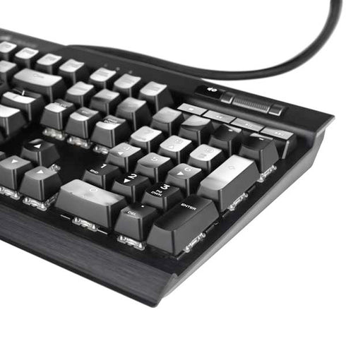 Black and White Marble Ink K95 RGB PLATINUM Mechanical Gaming Keyboard Skin