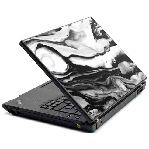 Black and White Marble Ink Lenovo T420 Skin
