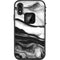 Black and White Marble Ink LifeProof Fre iPhone Skin