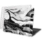 Black and White Marble Ink MacBook Pro 13in (2020) Case plus Skin