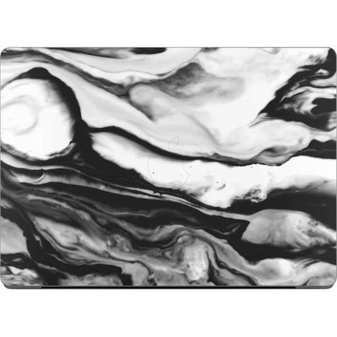 Black and White Marble Ink MacBook Pro 14in (2021-24) Skin