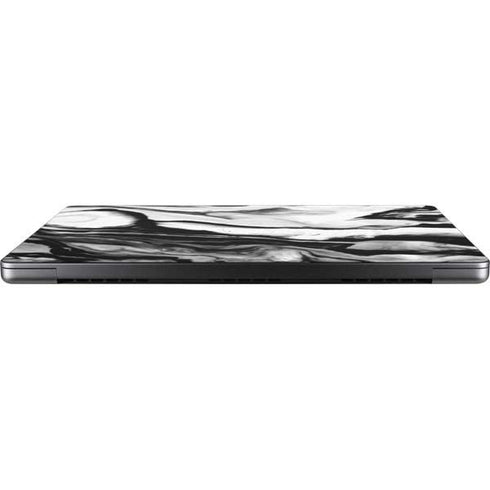 Black and White Marble Ink MacBook Pro 14in (2021-24) Skin