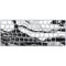 Black and White Marble Ink Magic Keyboard Skin
