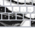 Black and White Marble Ink Magic Keyboard Skin