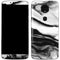 Black and White Marble Ink Moto E5 Plus Skin