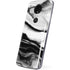 Black and White Marble Ink Moto E5 Plus Skin
