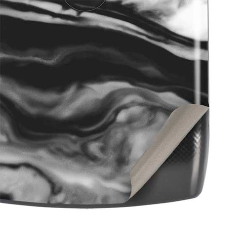 Black and White Marble Ink Motorola RAZR Skin
