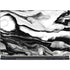 Black and White Marble Ink MSI GS65 Stealth Laptop Skin