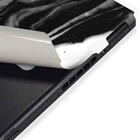 Black and White Marble Ink Nintendo Switch Bundle Skin