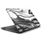 Black and White Marble Ink HP Notebook Skin