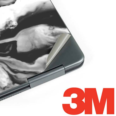 Black and White Marble Ink Notebook 9 Pro 13in (2017) Skin