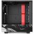 Black and White Marble Ink NZXT H510 Compact ATX Mid-Tower Case Skin