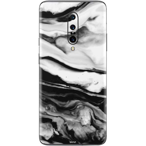 Black and White Marble Ink OnePlus 7 Pro Skin