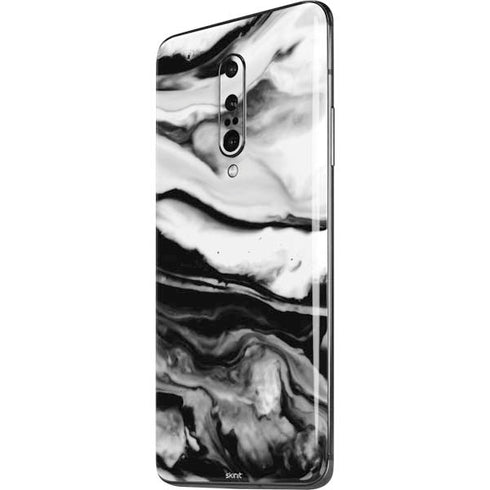 Black and White Marble Ink OnePlus 7 Pro Skin