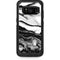 Black and White Marble Ink Otterbox Commuter Galaxy Skin