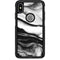 Black and White Marble Ink Otterbox Commuter iPhone Skin