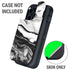 Black and White Marble Ink Otterbox Defender iPhone Skin