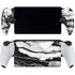 Black and White Marble Ink PlayStation Portal Remote Player Skin