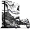 Black and White Marble Ink PS4 Console and Controller Bundle Skin