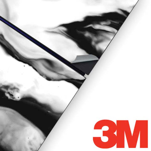 Black and White Marble Ink PS4 Console and Controller Bundle Skin