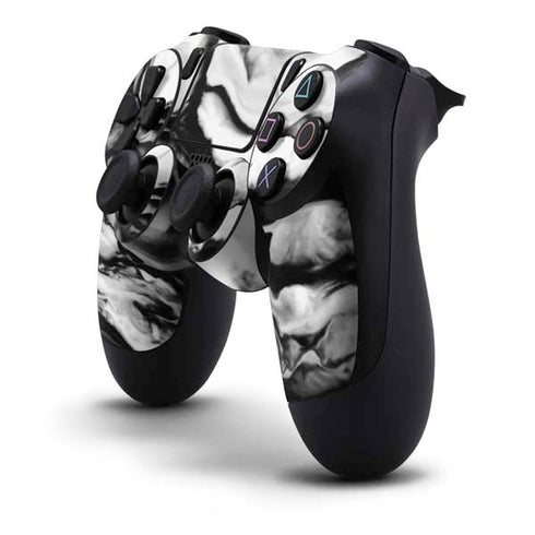 Black and White Marble Ink PS4 Controller Skin