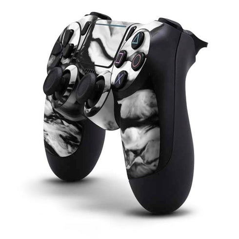 Black and White Marble Ink PS4 Pro/Slim Controller Skin