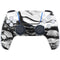 Black and White Marble Ink PS5 Controller Skin