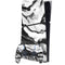 Black and White Marble Ink PS5 Slim Digital Edition Bundle Skin