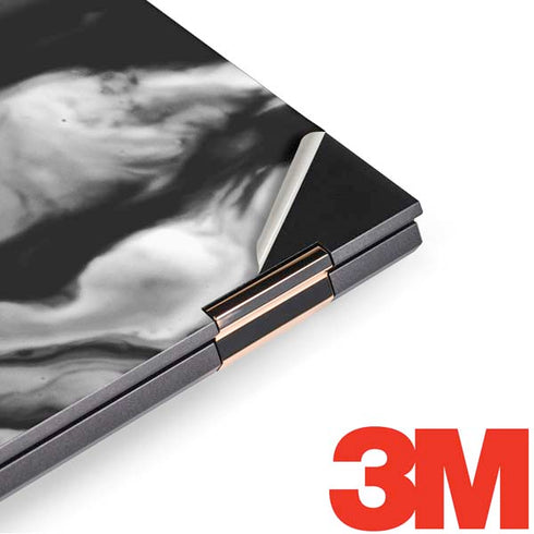Black and White Marble Ink HP Spectre Skin