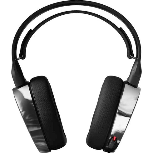 Black and White Marble Ink SteelSeries Arctis 3 Skin