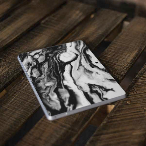 Black and White Marble Ink Surface Go Skin