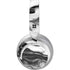 Black and White Marble Ink Surface Headphones Skin