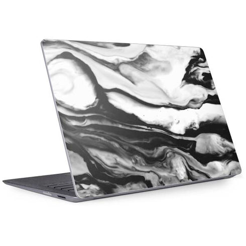 Black and White Marble Ink Surface Laptop 2 Skin