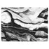 Black and White Marble Ink Surface Laptop 2 Skin