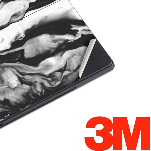 Black and White Marble Ink Surface Pro 7 Skin