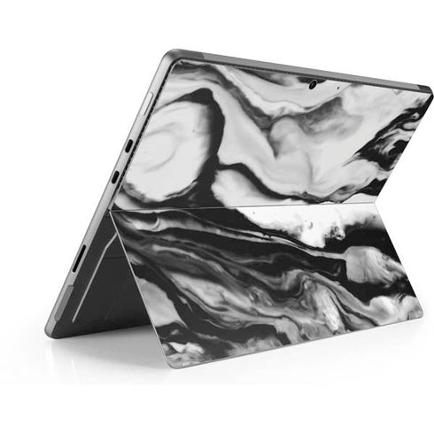Black and White Marble Ink Surface Pro 8 Skin