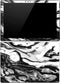 Black and White Marble Ink Surface Pro (2017) Skin