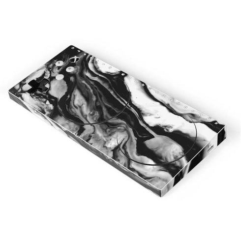 Black and White Marble Ink Xbox Adaptive Controller Skin