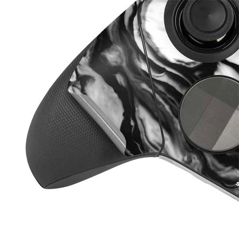 Black and White Marble Ink Xbox Elite Wireless Controller Series 2 Skin