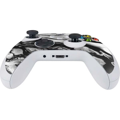 Black and White Marble Ink Xbox Series S Controller Skin