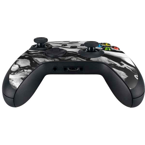Black and White Marble Ink Xbox Series X Controller Skin