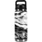 Black and White Marble Ink YETI Rambler 26oz Bottle Skin