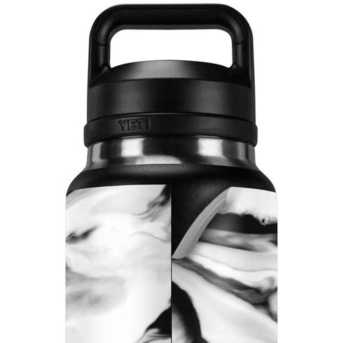 Black and White Marble Ink YETI Rambler 36oz Bottle Skin