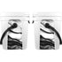 Black and White Marble Ink YETI Roadie 24 Hard Cooler Skin