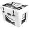 Black and White Marble Ink YETI Tundra 35 Hard Cooler Skin