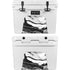 Black and White Marble Ink YETI Tundra 35 Hard Cooler Skin