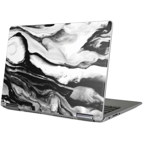 Black and White Marble Ink Yoga 710 14in Skin