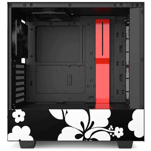 Black and White NZXT H510 Compact ATX Mid-Tower Case Skin