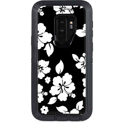 Black and White Otterbox Defender Galaxy Skin