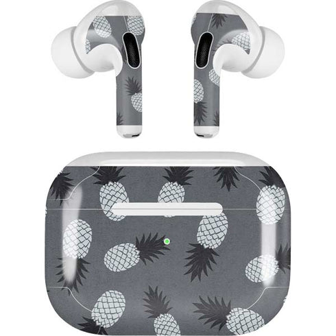 Black and White Pineapples AirPods Pro 2nd Gen Skin